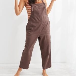 Aerie Werk & Play Twill Overalls